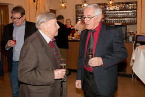 60plus Ehrenvorsitzender Rudl Ullinger mit Alfred Schlachtmeier