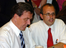 Gerhard Schröder und Dieter Betz 2005