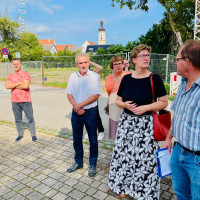 Schulhausbau Besichtigung